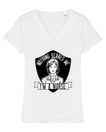 Pentru Asistente Medicale Tricou mânecă scurtă guler V Damă Evoker