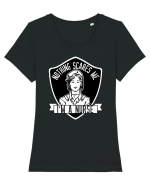 Pentru Asistente Medicale Tricou mânecă scurtă guler larg fitted Damă Expresser
