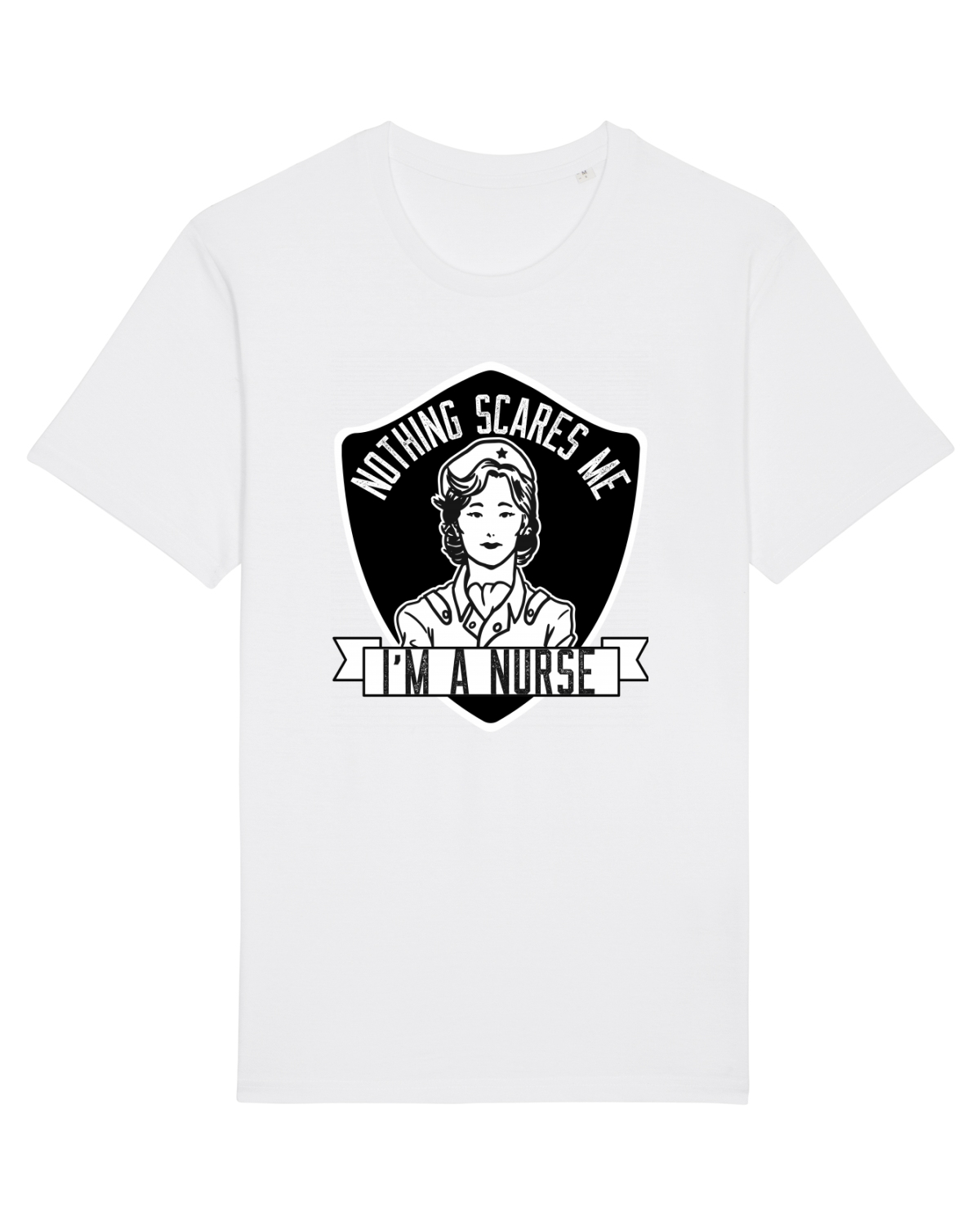 Tricou mânecă scurtă Unisex Rocker White