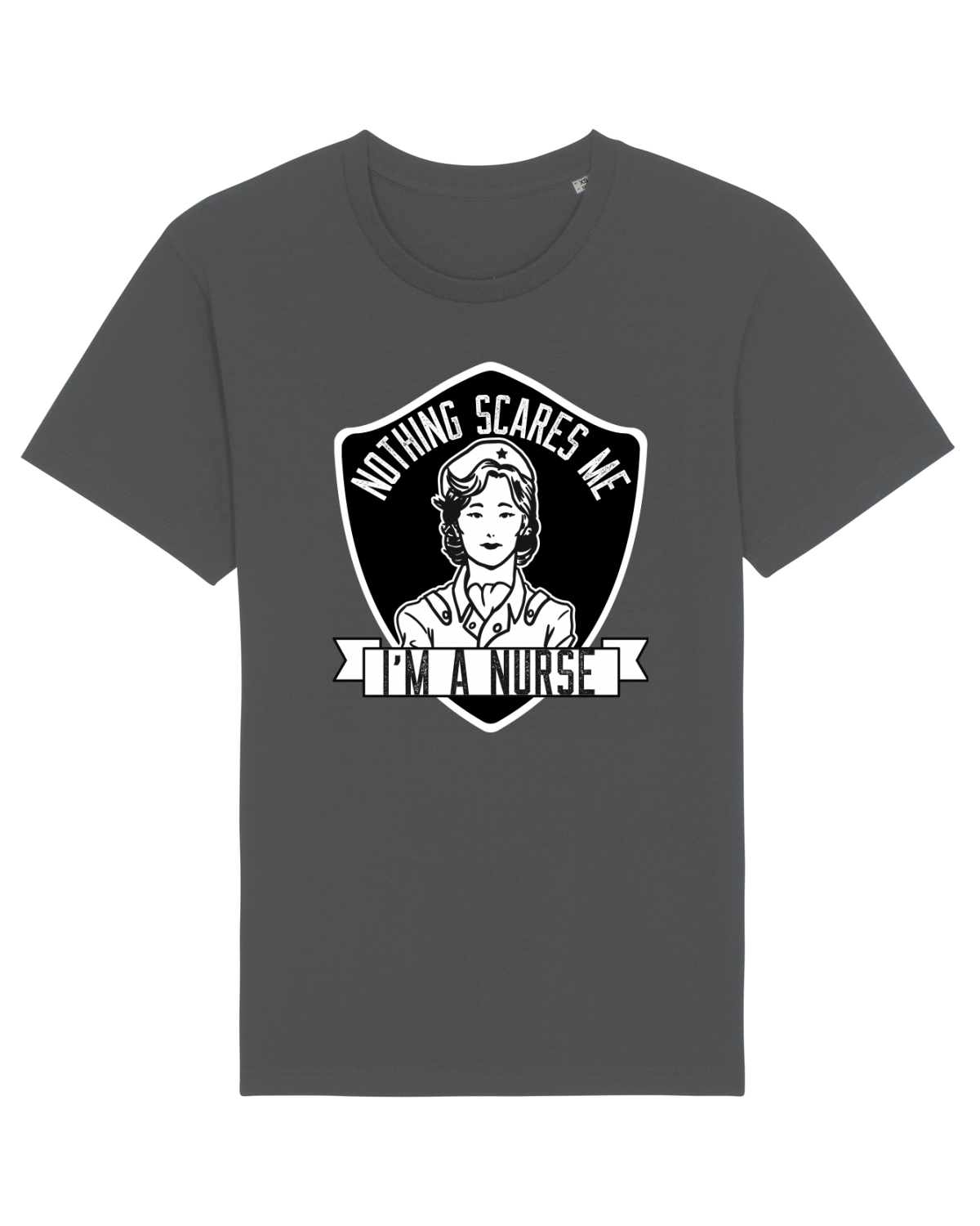 Tricou mânecă scurtă Unisex Rocker Anthracite