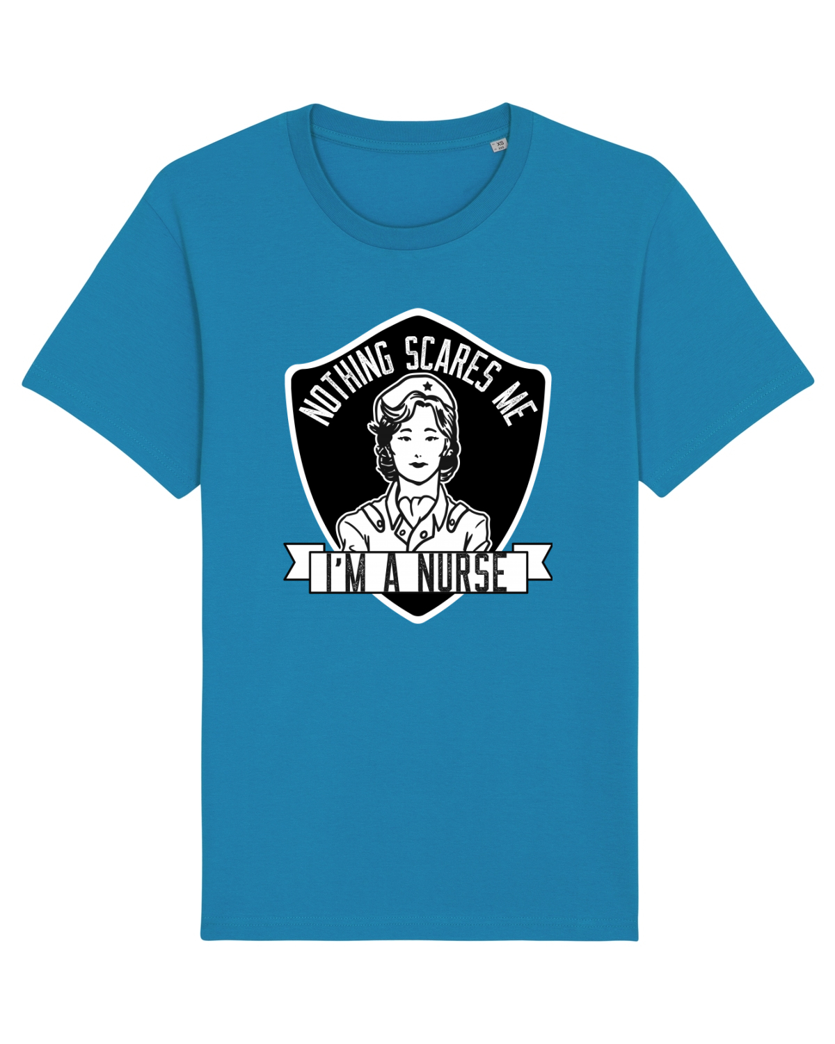 Tricou mânecă scurtă Unisex Rocker Azur