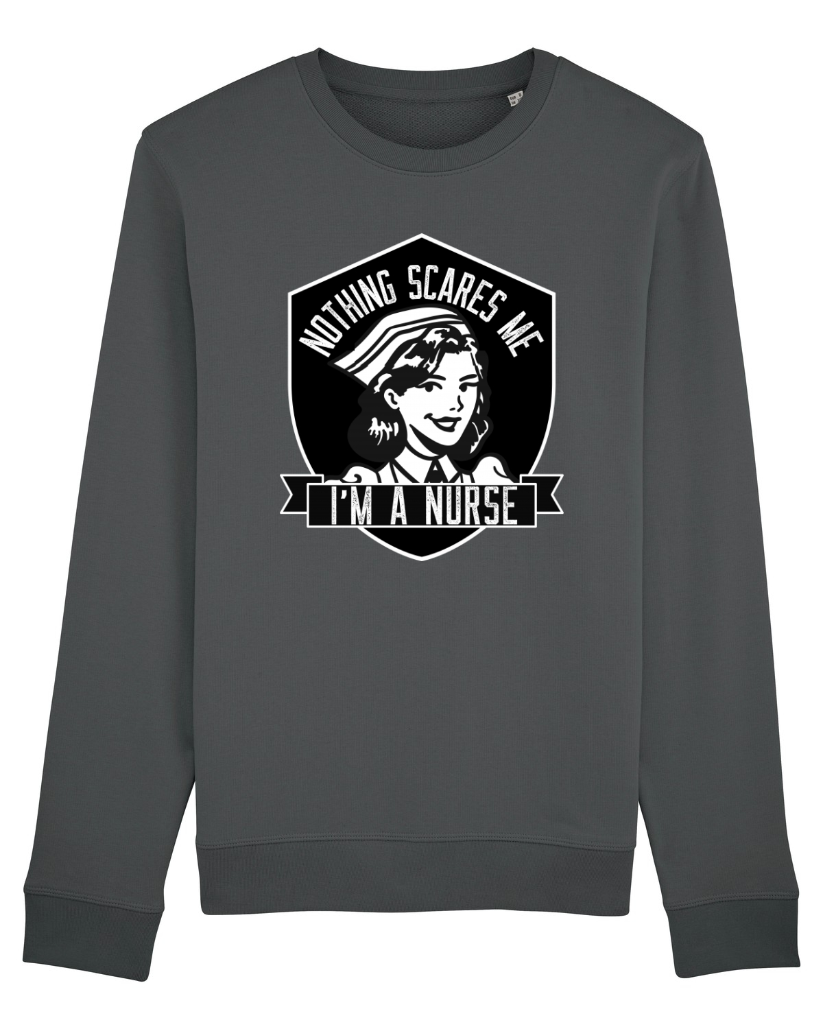 Bluză mânecă lungă Unisex Rise Anthracite