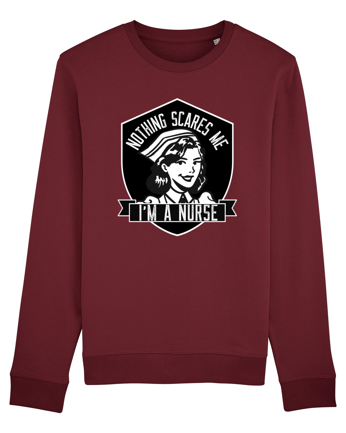 Bluză mânecă lungă Unisex Rise Burgundy