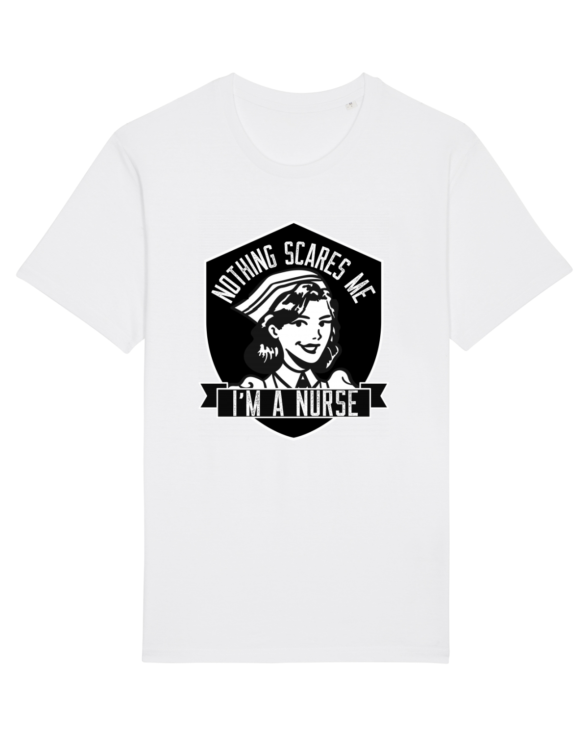 Tricou mânecă scurtă Unisex Rocker White