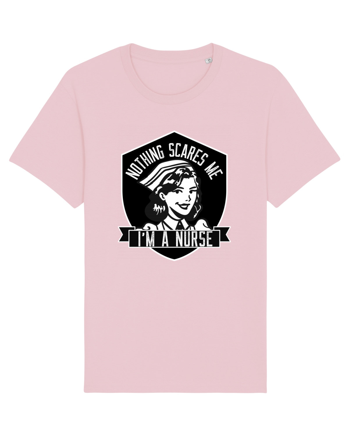Tricou mânecă scurtă Unisex Rocker Cotton Pink