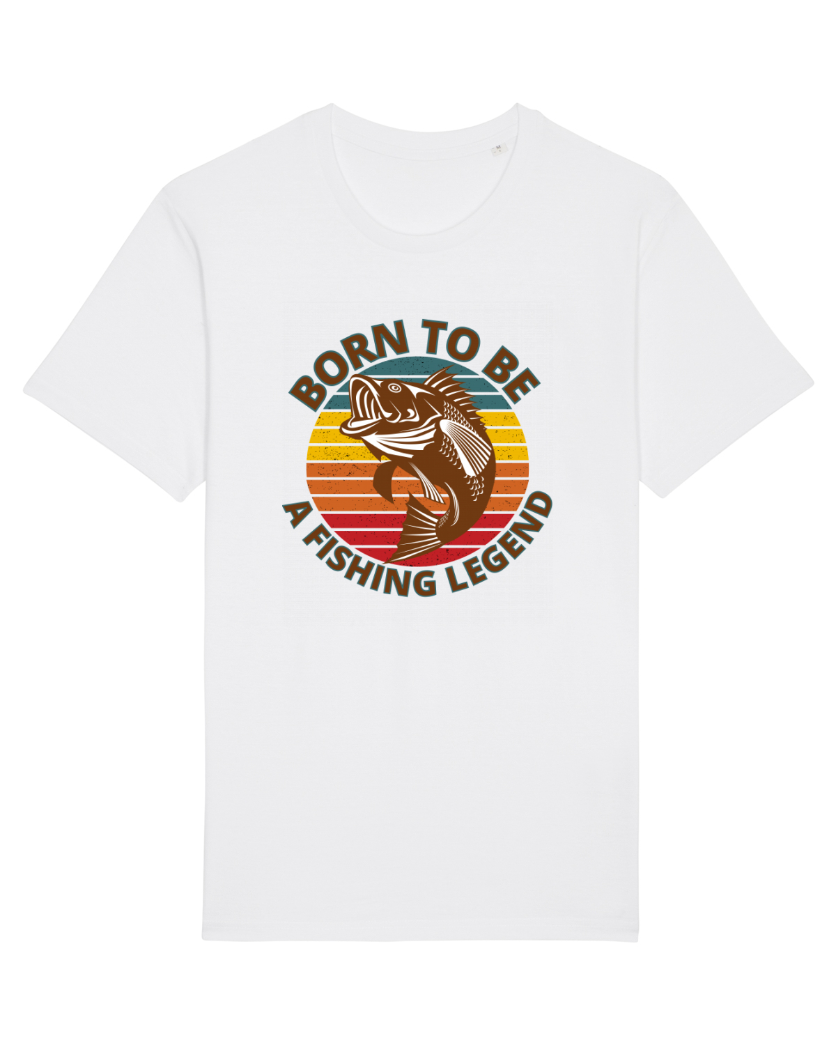 Tricou mânecă scurtă Unisex Rocker White