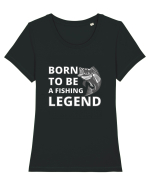 Pescari Tricou mânecă scurtă guler larg fitted Damă Expresser