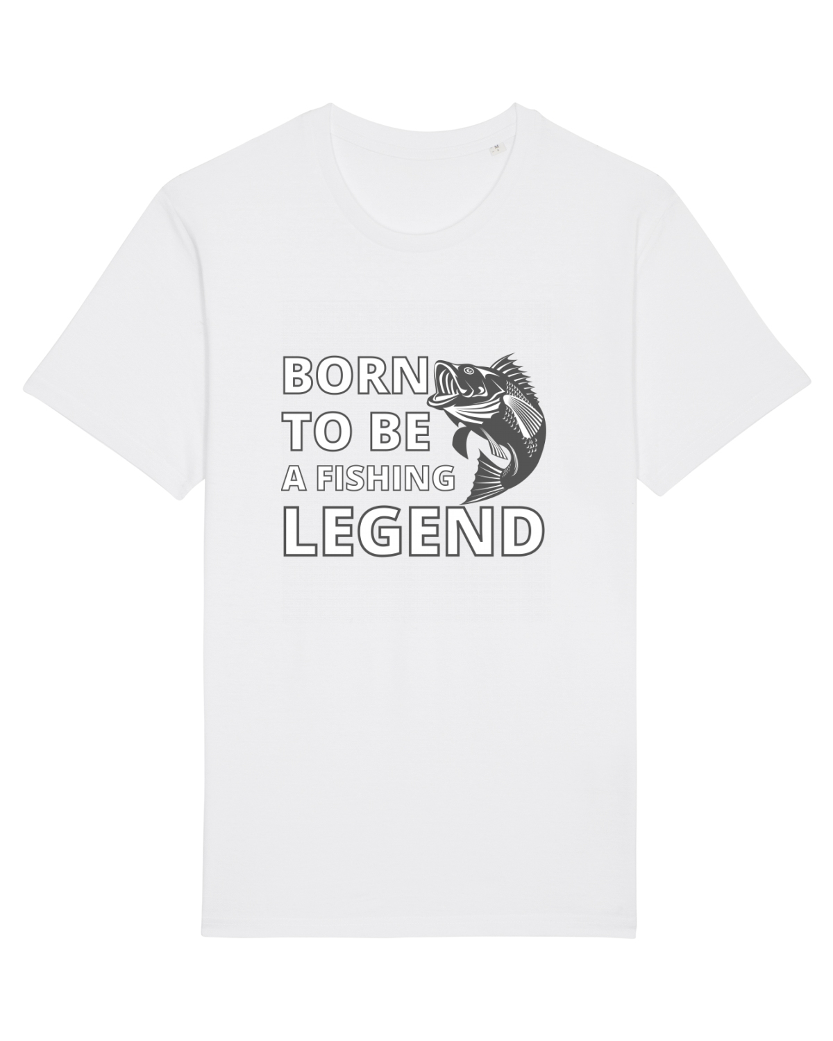 Tricou mânecă scurtă Unisex Rocker White