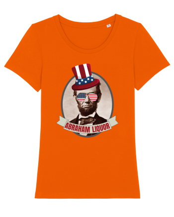 Amuzant Abraham Lincoln Bright Orange