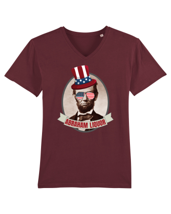 Amuzant Abraham Lincoln Burgundy