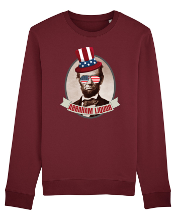 Amuzant Abraham Lincoln Burgundy