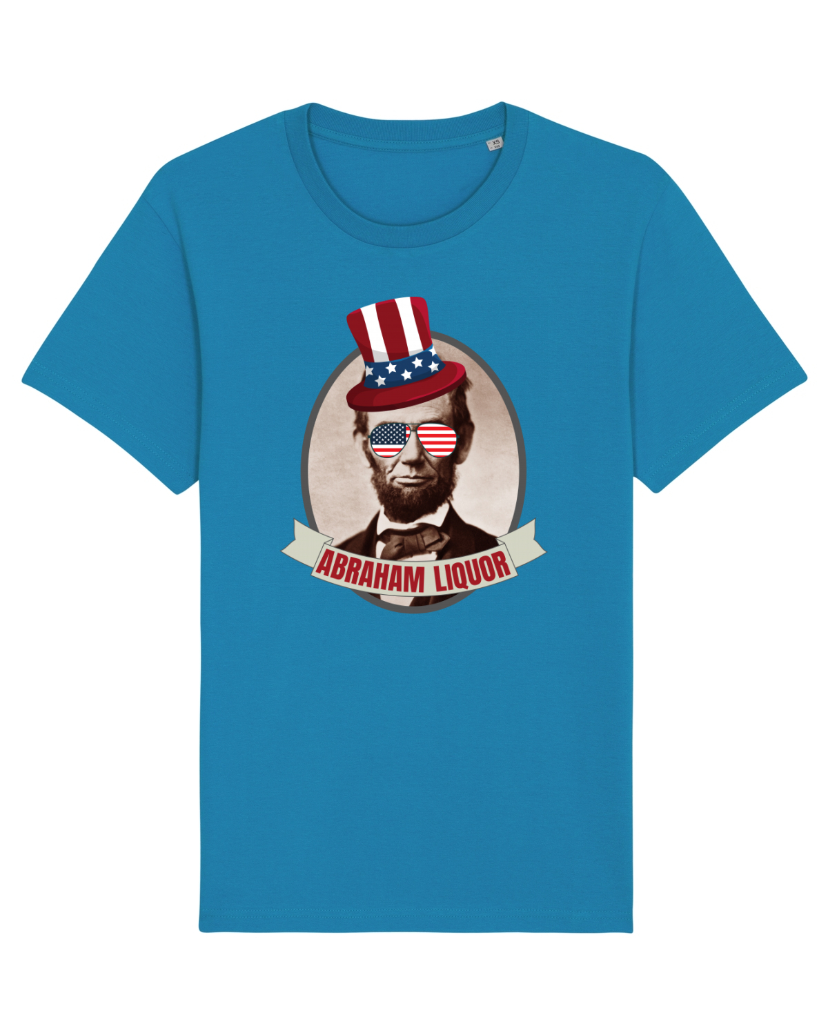 Tricou mânecă scurtă Unisex Rocker Azur