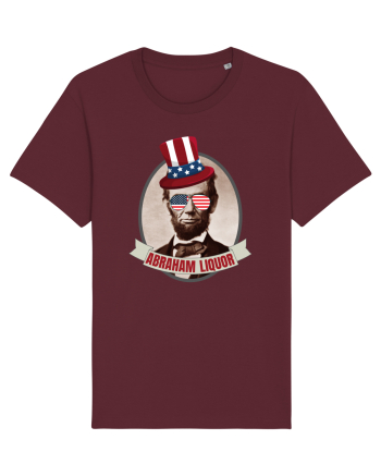Amuzant Abraham Lincoln Burgundy