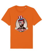 Amuzant Abraham Lincoln Tricou mânecă scurtă Unisex Rocker