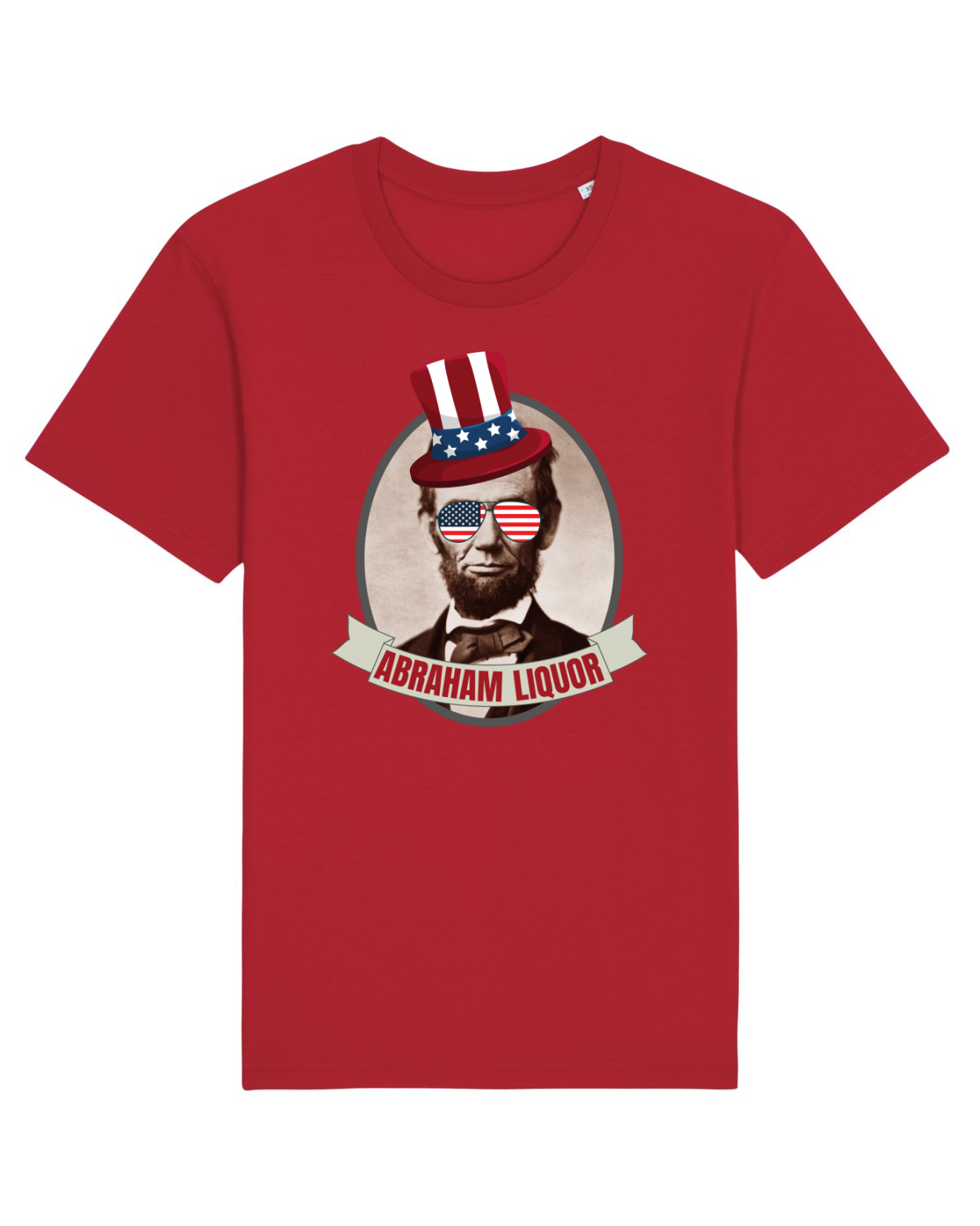 Tricou mânecă scurtă Unisex Rocker Red