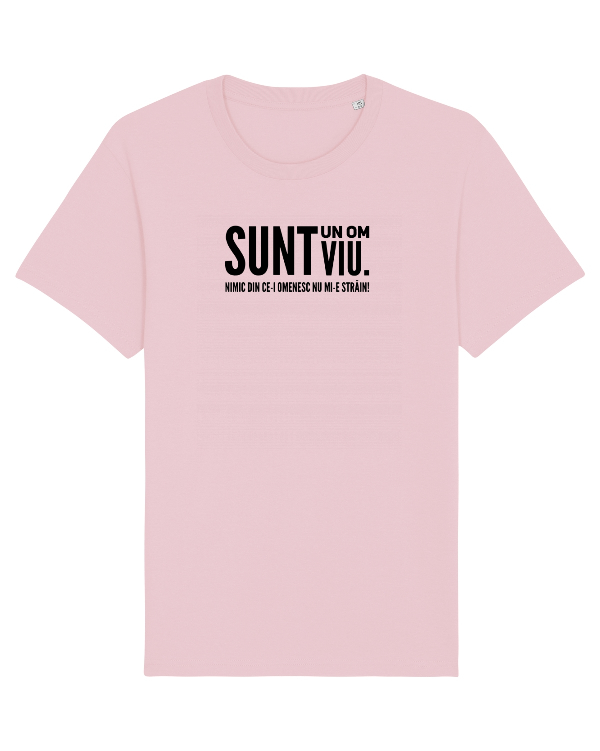 Tricou mânecă scurtă Unisex Rocker Cotton Pink