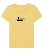 idea Tricou mânecă scurtă guler larg fitted Damă Expresser