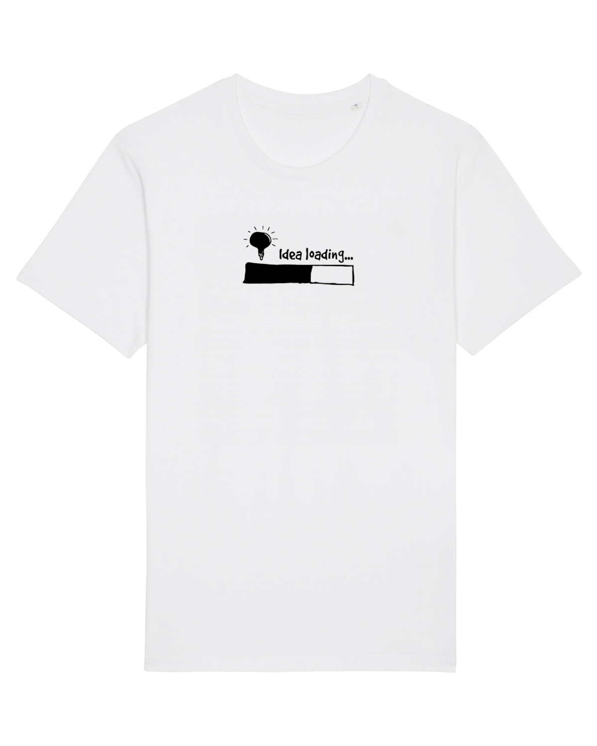 Tricou mânecă scurtă Unisex Rocker White