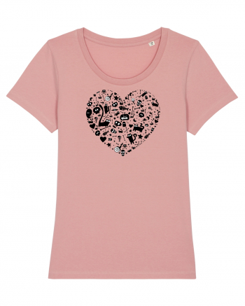 Halloween Hearts Canyon Pink