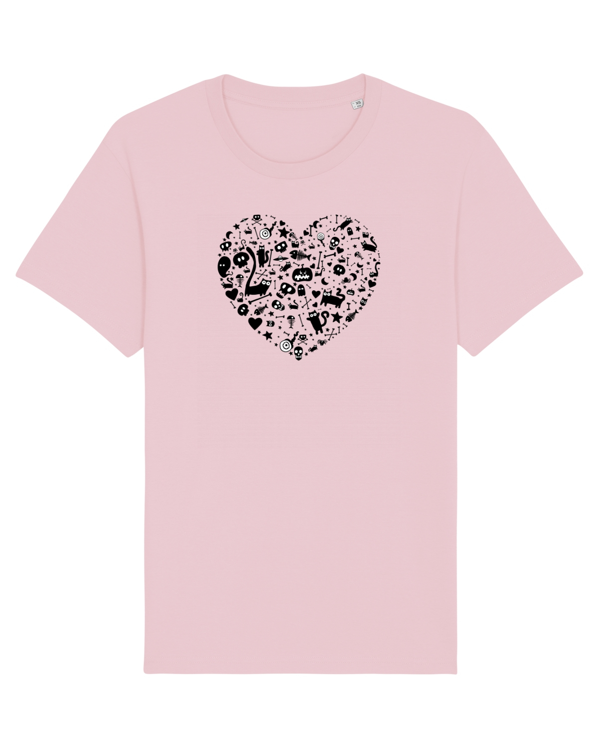 Tricou mânecă scurtă Unisex Rocker Cotton Pink