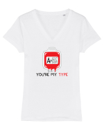 You're my type Tricou mânecă scurtă guler V Damă Evoker
