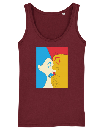 The kiss Burgundy