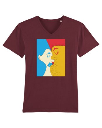 The kiss Burgundy