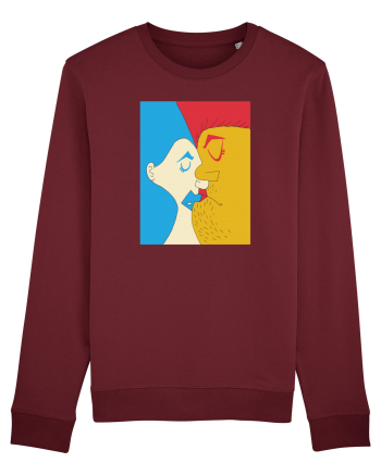 The kiss Burgundy