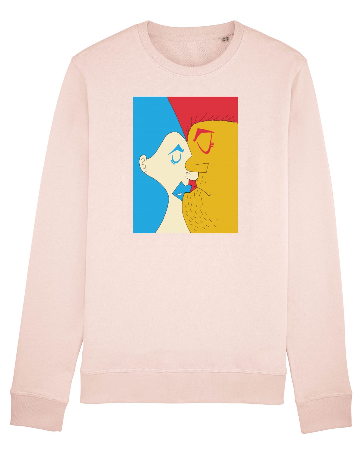 Bluză mânecă lungă Unisex Rise Candy Pink
