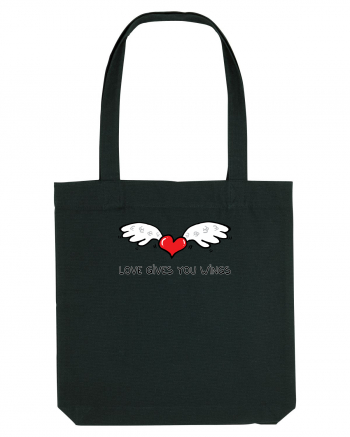 Love gives you wings Black