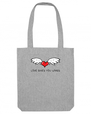 Love gives you wings Heather Grey