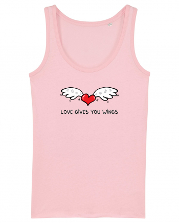 Love gives you wings Cotton Pink