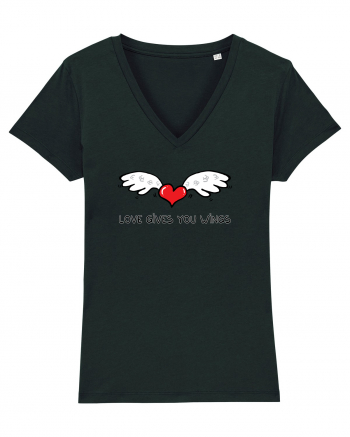 Love gives you wings Black