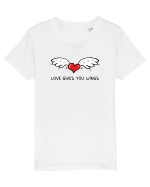 Love gives you wings Tricou mânecă scurtă  Copii Mini Creator