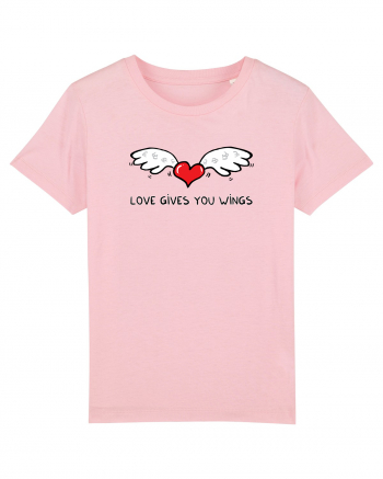 Love gives you wings Cotton Pink