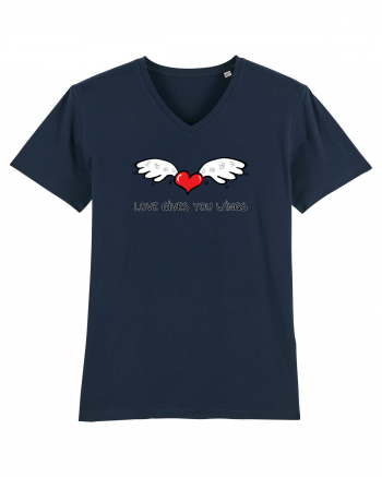 Love gives you wings French Navy