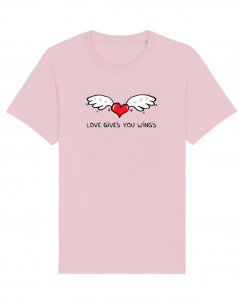 Love gives you wings Cotton Pink