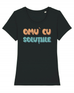 Omu` cu solutiile Tricou mânecă scurtă guler larg fitted Damă Expresser