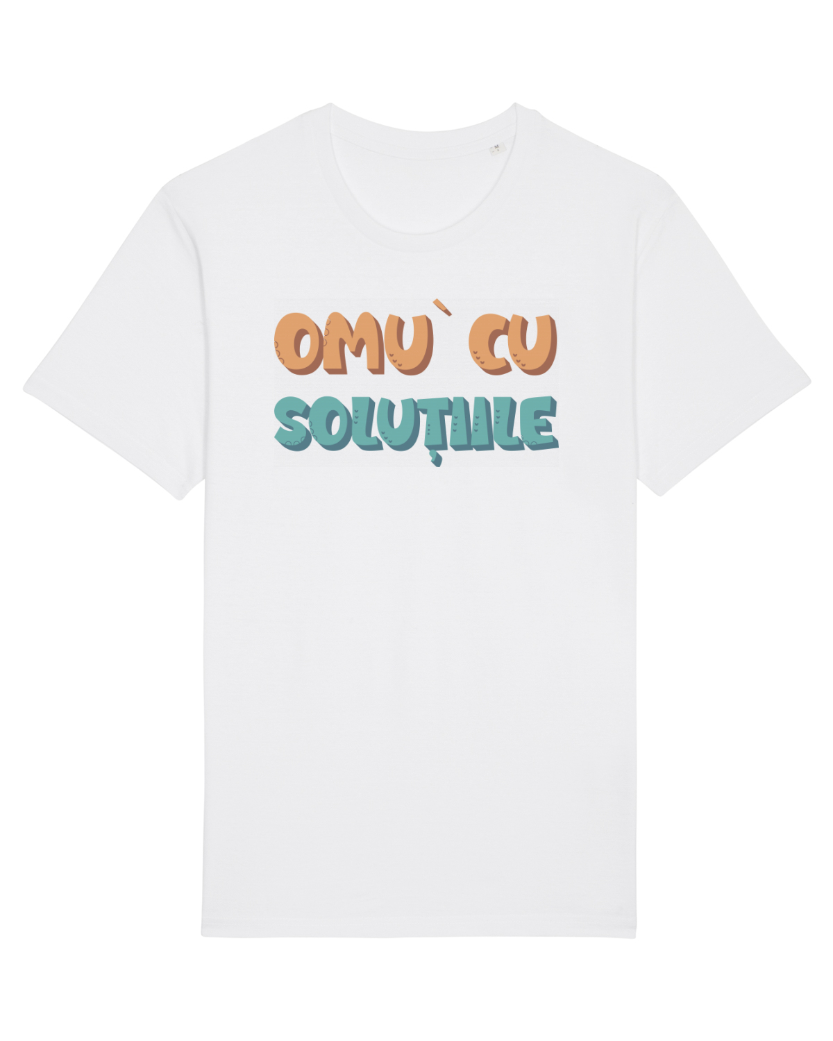 Tricou mânecă scurtă Unisex Rocker White