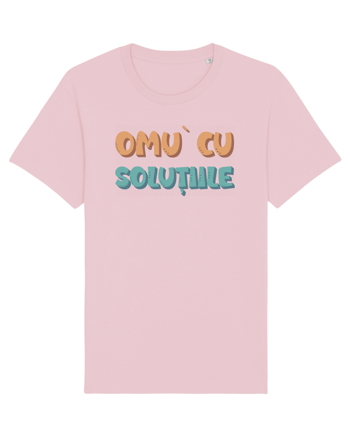 Tricou mânecă scurtă Unisex Rocker Cotton Pink