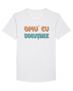 Omu` cu solutiile Tricou mânecă scurtă guler larg Bărbat Skater