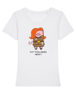 CAT Intelligence Agency Tricou mânecă scurtă guler larg fitted Damă Expresser
