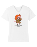 CAT Intelligence Agency Tricou mânecă scurtă guler V Bărbat Presenter