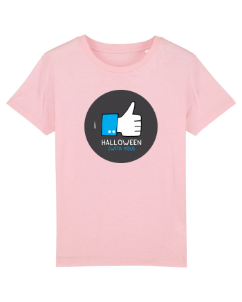 I like Halloween (with you) Cotton Pink