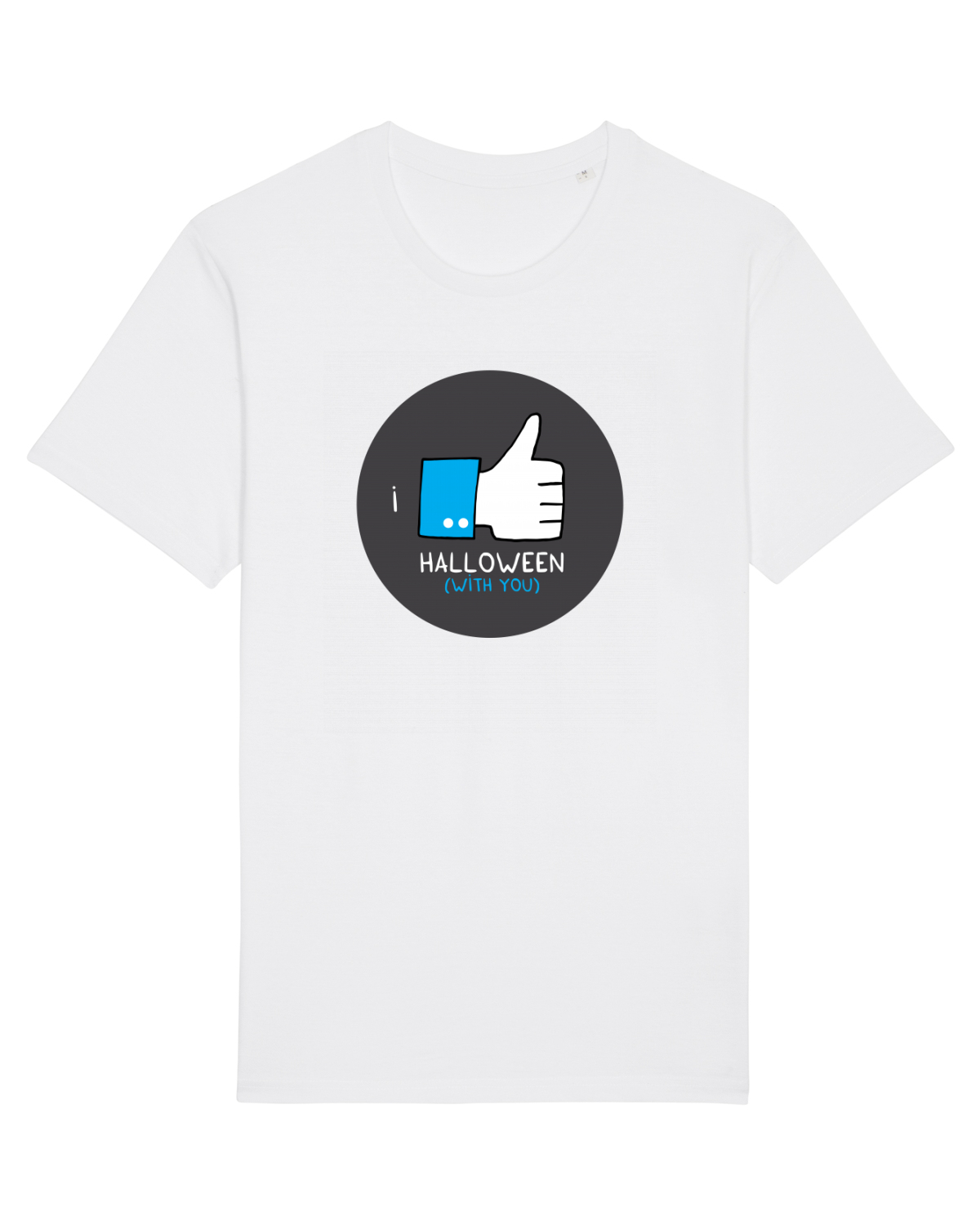Tricou mânecă scurtă Unisex Rocker White