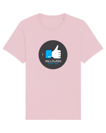 I like Halloween (with you) Cotton Pink