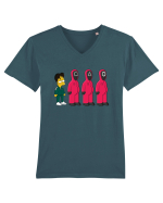 Squid Game 456 Tricou mânecă scurtă guler V Bărbat Presenter