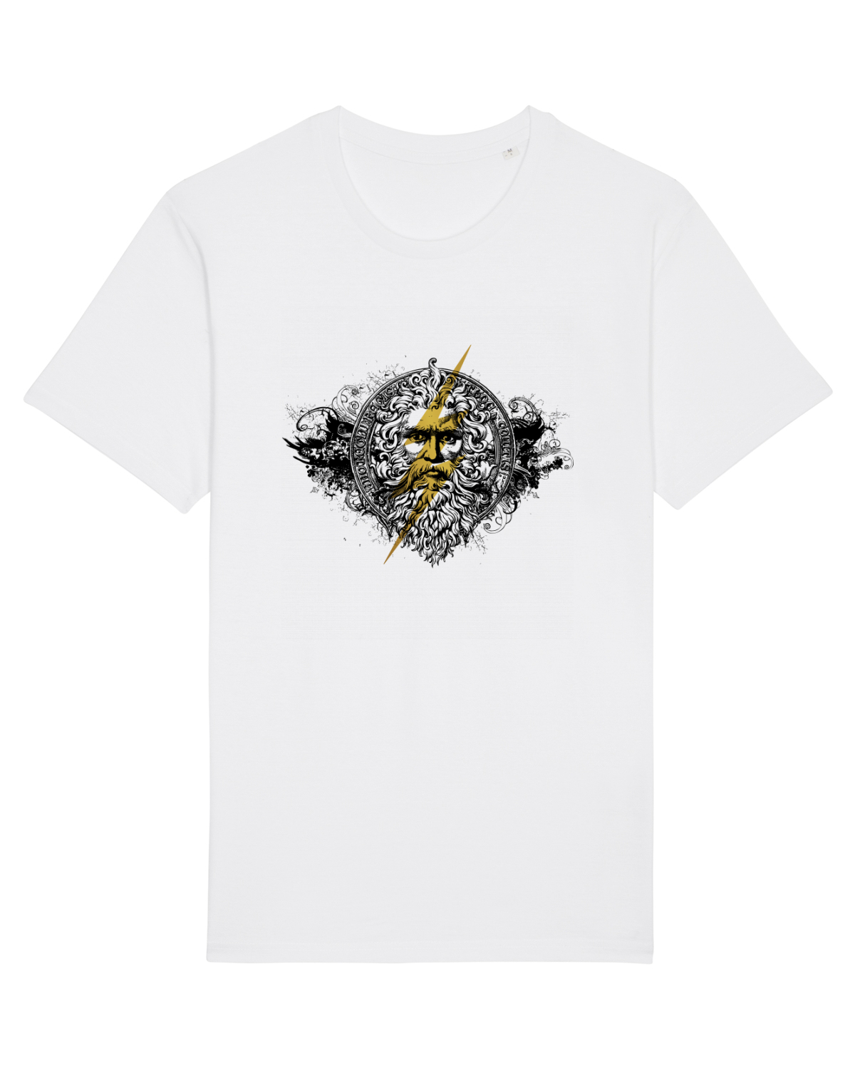 Tricou mânecă scurtă Unisex Rocker White