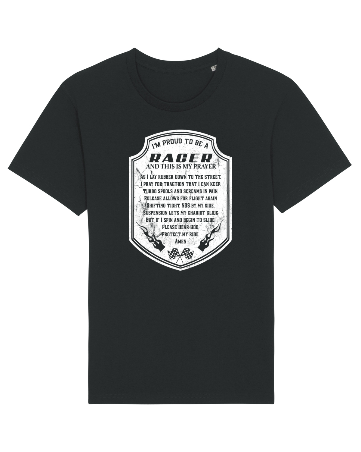 Tricou mânecă scurtă Unisex Rocker Black