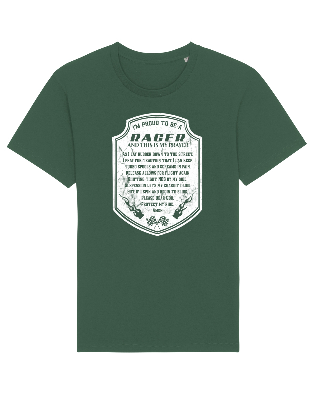 Tricou mânecă scurtă Unisex Rocker Bottle Green